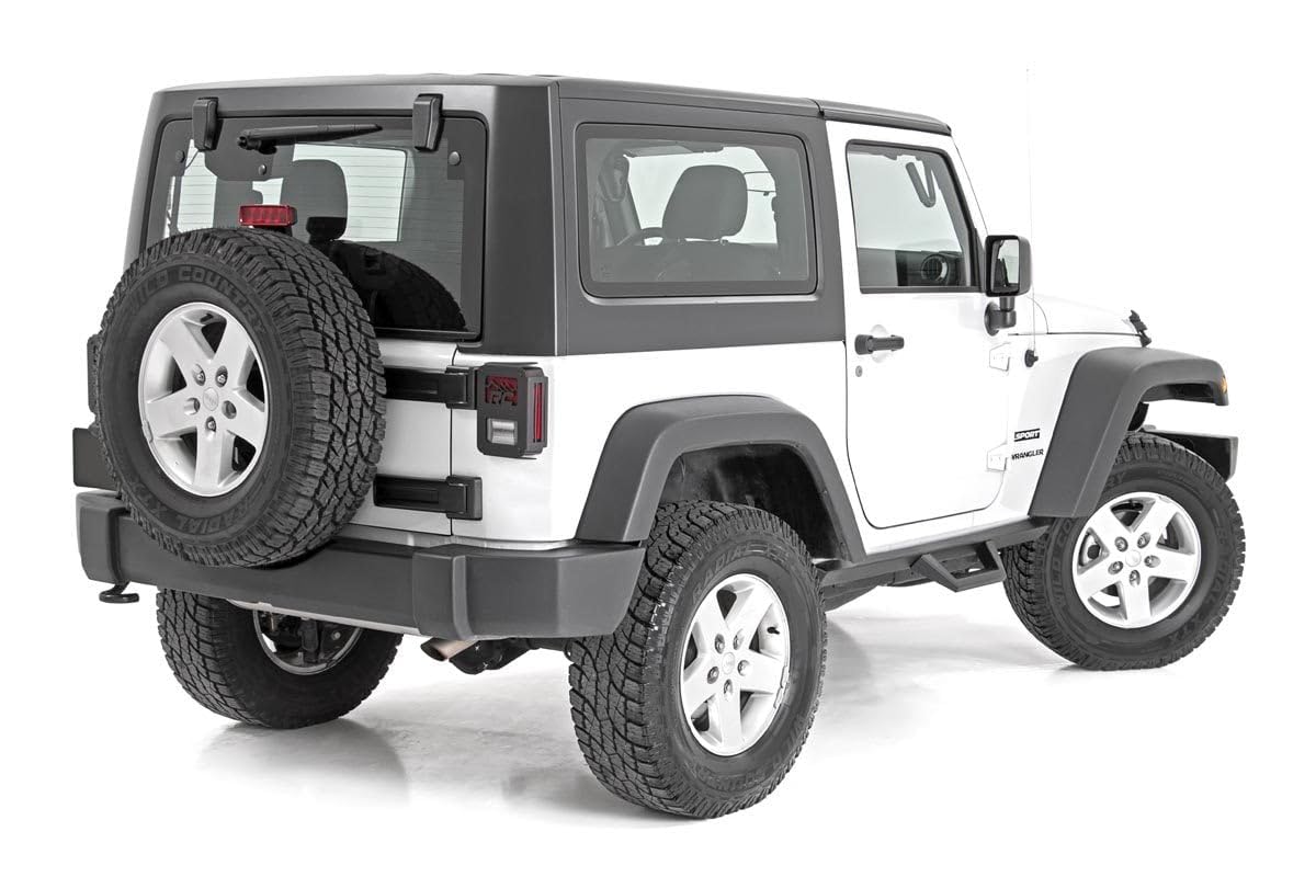 2-Door Rough Country 2.5" Lift Kit for 2007-2018 Jeep Wrangler JK - PERF678