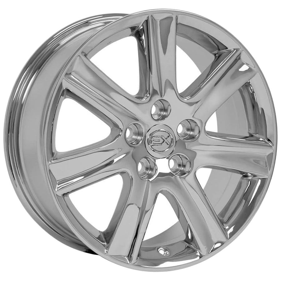 Chrome Wheel OE Wheels LLC LX12-17070-5450-45C Painted (17 x 7. inches /5 x 114 mm, 45 mm Offset)
