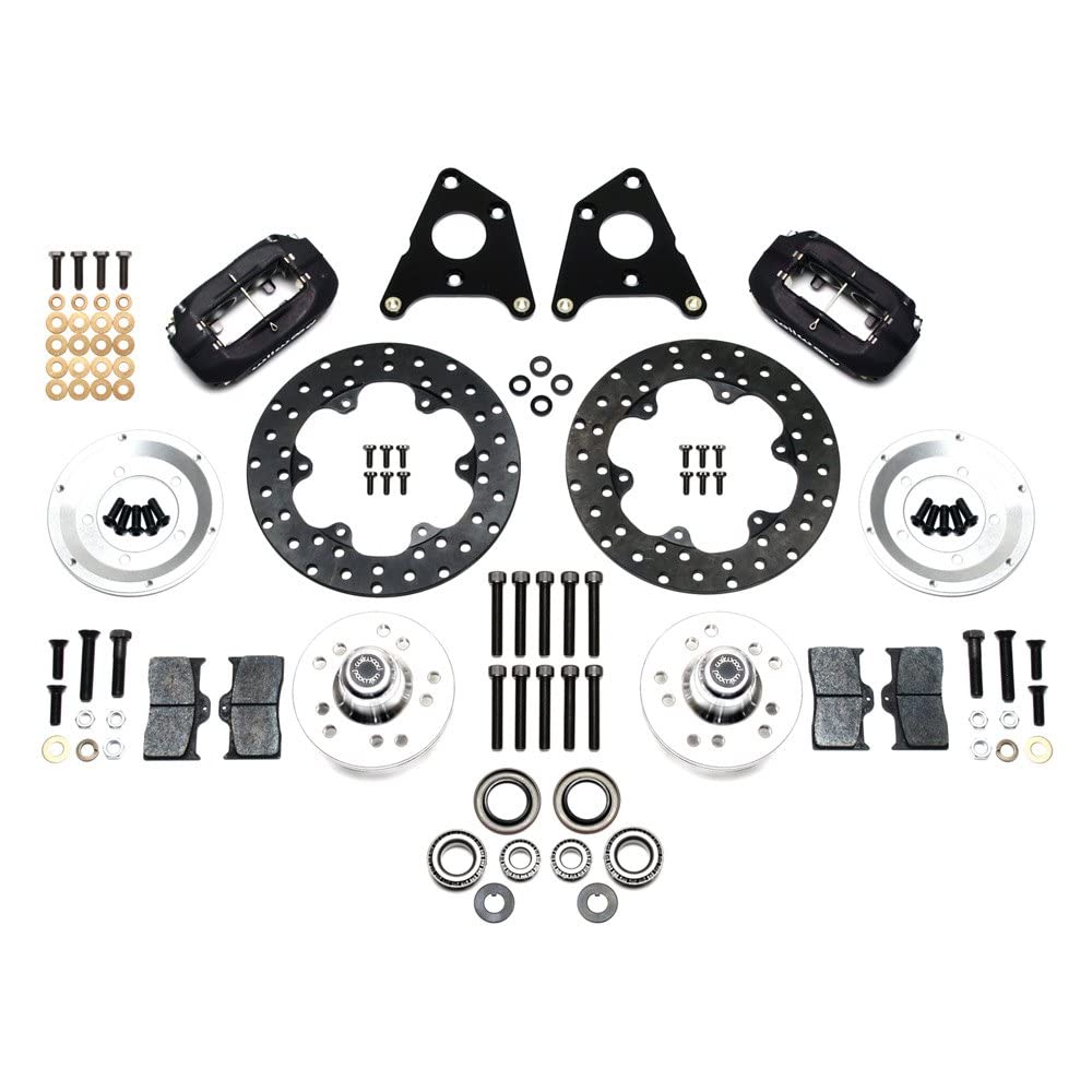 Wilwood FDL Front Drag Kit 140-2713-BD, Drilled Rotor CPD 65-72 A w/10 Drum