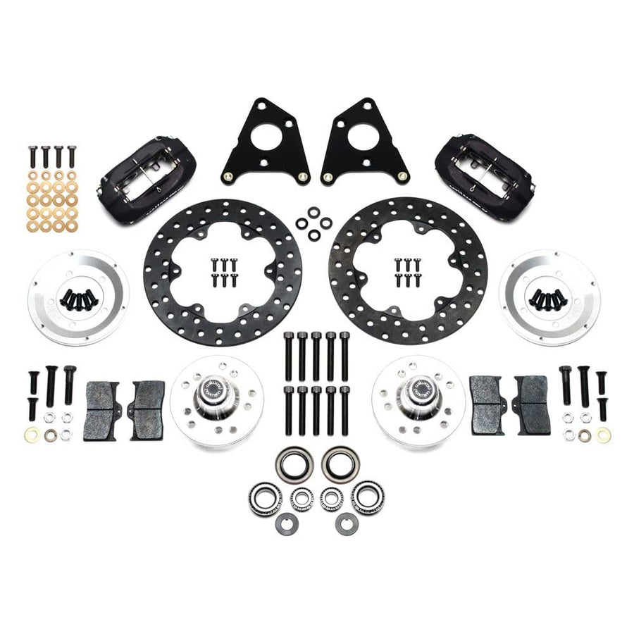 Wilwood FDL Front Drag Kit 140-2713-BD, Drilled Rotor CPD 65-72 A w/10 Drum