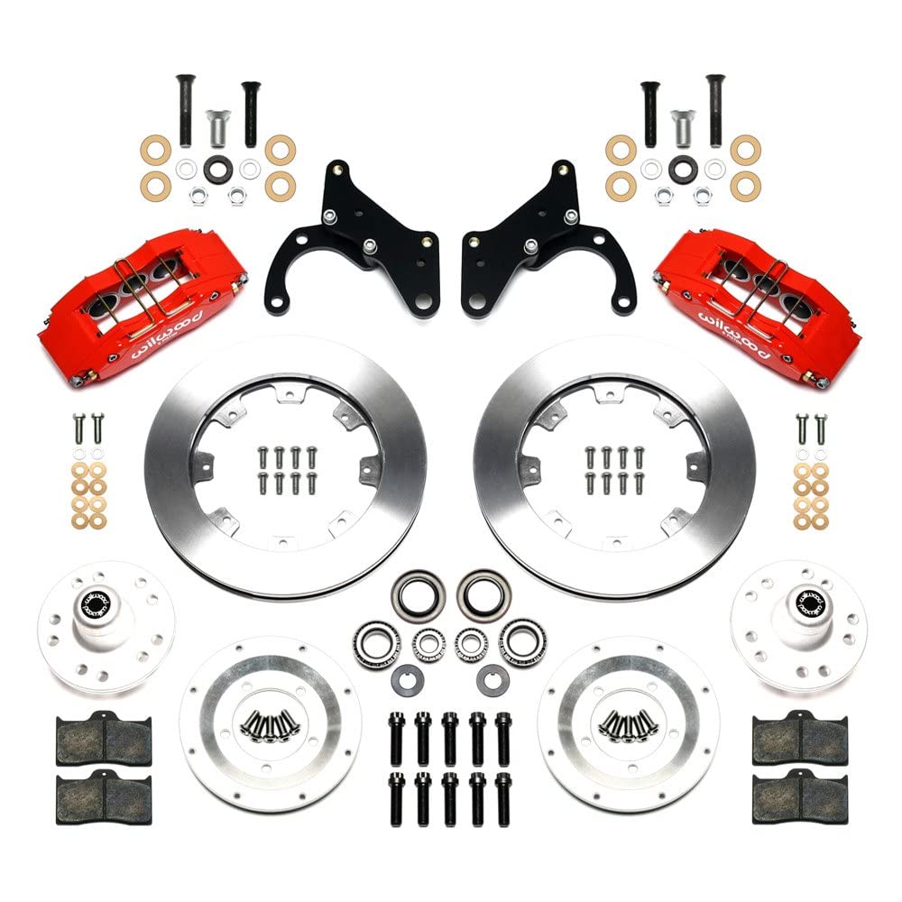 Front Hub Kit, DP6A 12.19", Red