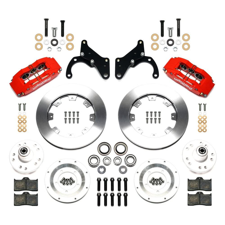 Front Hub Kit, DP6A 12.19", Red