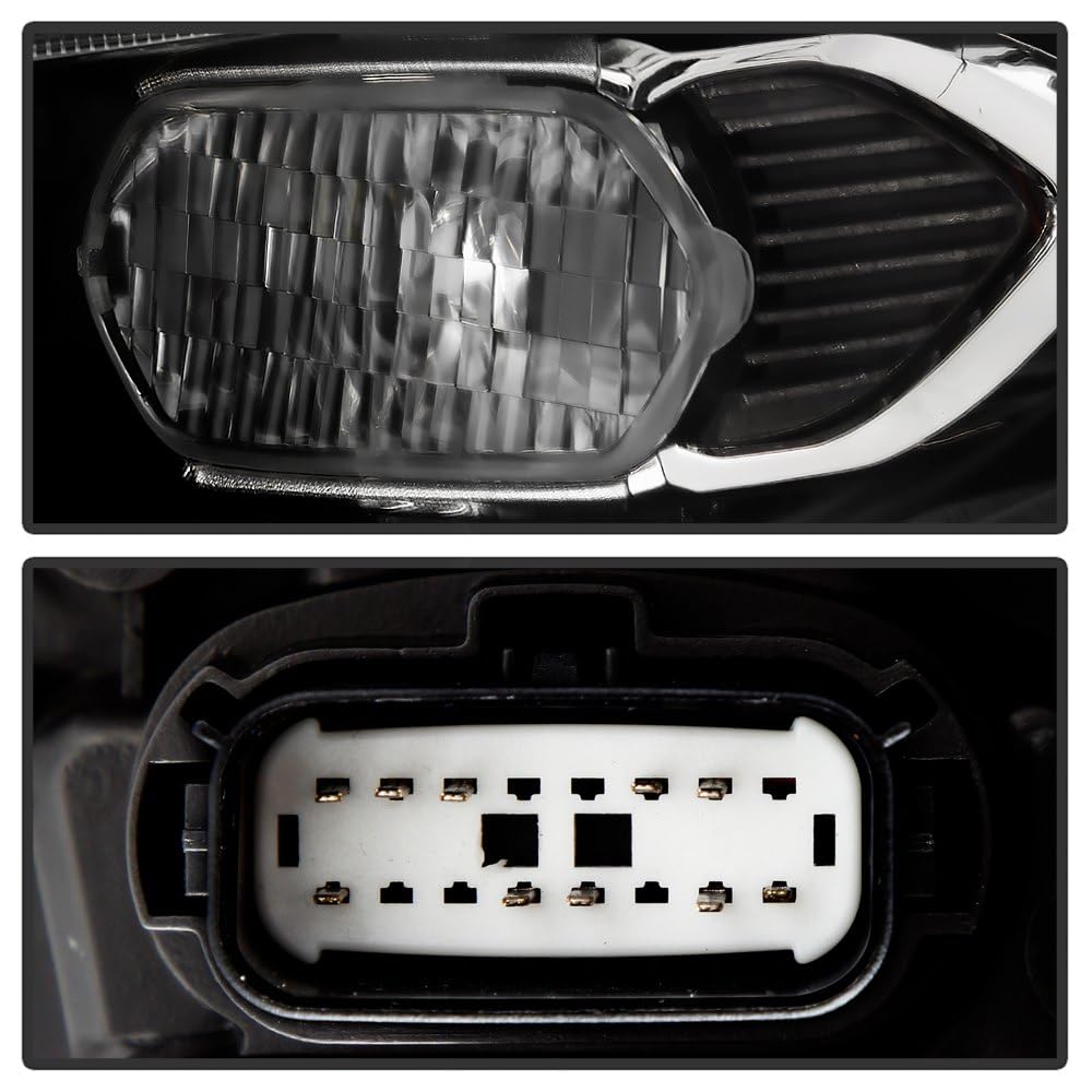 Ford Fusion 17-22 Spyder (POE) Full LED Projector Headlight - OE Left HS7Z-13008-AA
