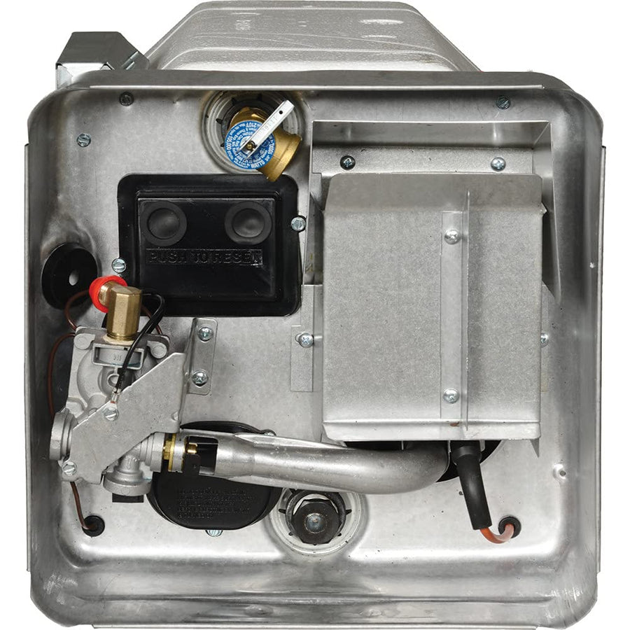 RV Tank Water Heater Suburban Advantage SW12DEL - 12 Gallon Porcelain Lined Steel Tank with Direct Spark Ignition (DSI), Incoloy Electric Element, and 12VDC Relay (5248A)