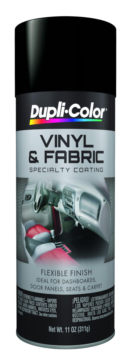 Vinyl and Fabric Coating Spray Paint Dupli-Color - Flat Black - 11 oz Aerosol Can