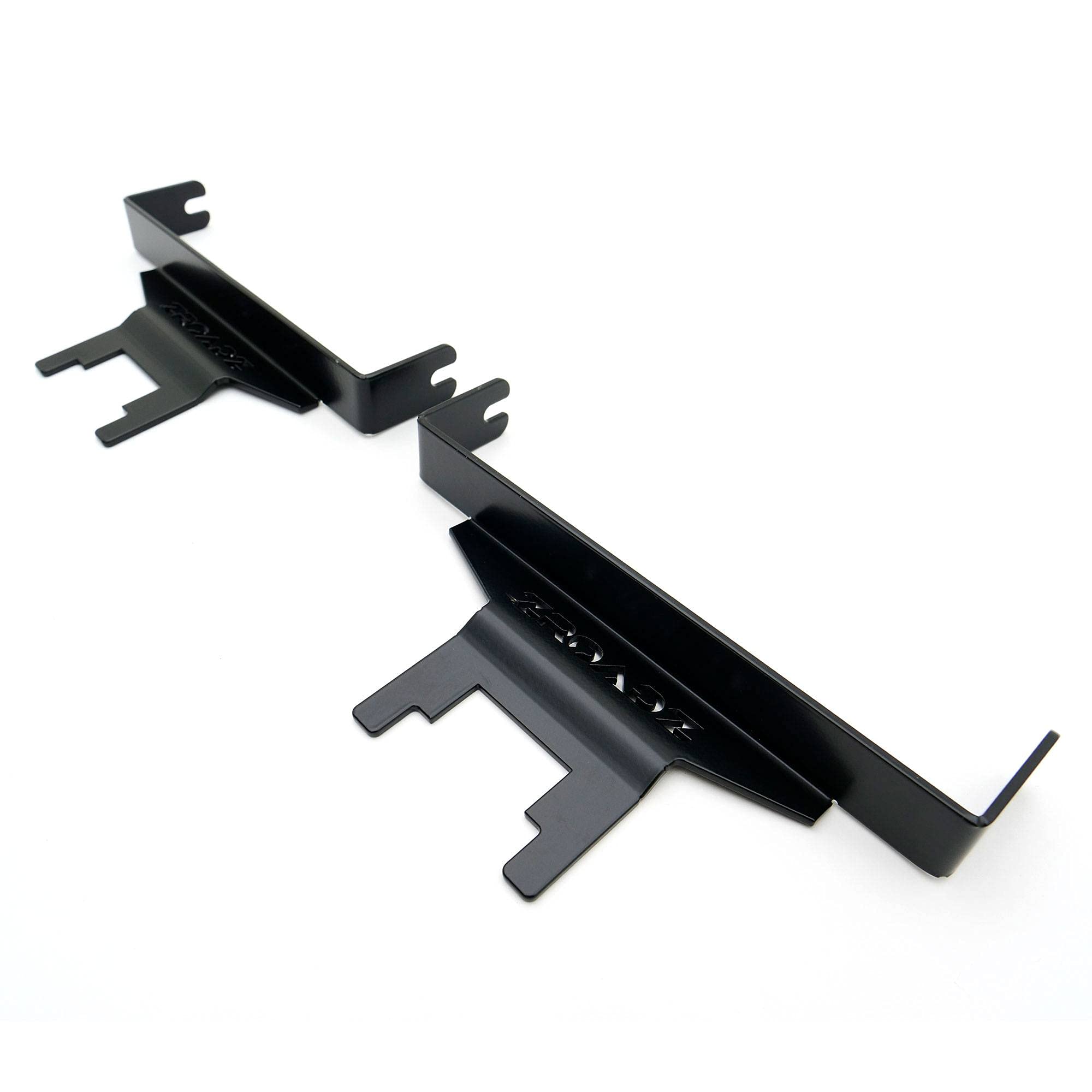ZROADZ LED Bracket Rear Window - Compatible w/ 2007-2018 Jeep JK - to Mount (2) 6 Inch LED Lights - Mild Steel Gloss Black Finish - Bolt-On Easy Installation - PN #Z394812