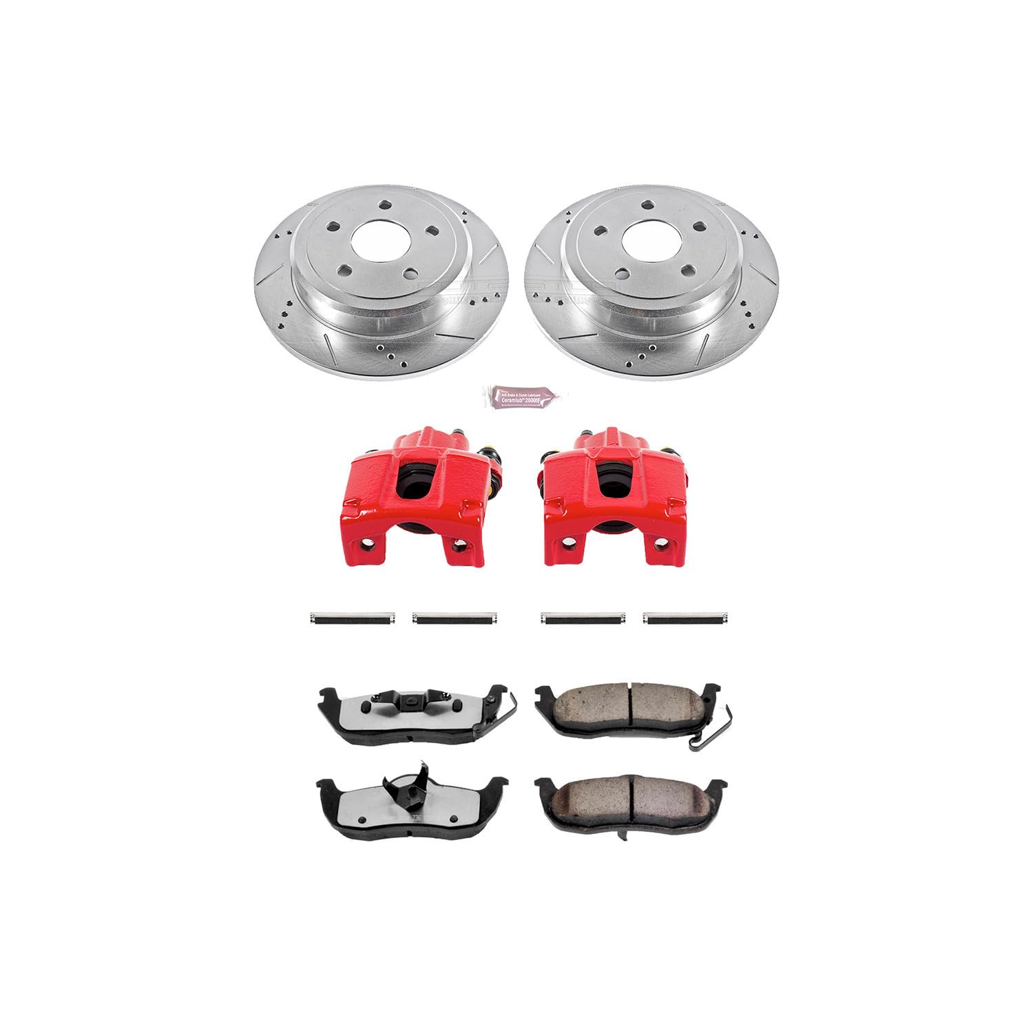 Rear Power Stop KC2445-36 Z36 Truck and Tow Brake Kit with Calipers