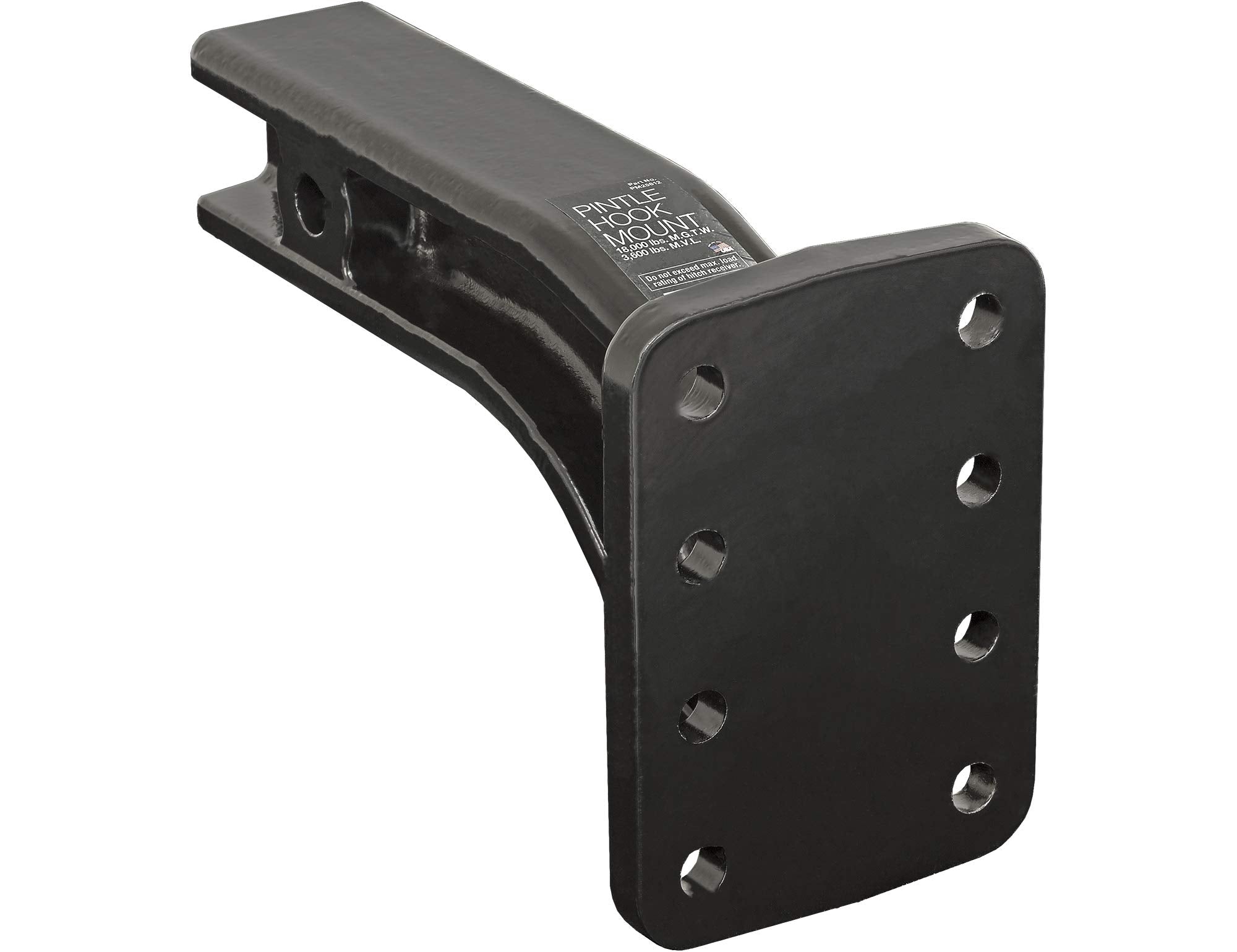 PM25812 Buyers Products Pintle Hook Mount – 3 Position Adjustable Trailer Hitch Receiver for 2-1/2 Inch Trucks, 20,000 lb MGTW – Heavy-Duty Tow Hitch, 3,200 MVL Rated, 11.25"