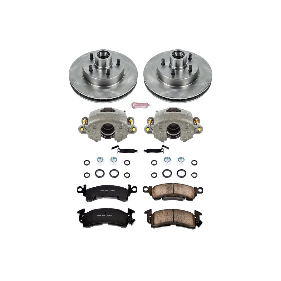 Power Stop Autospecialty KCOE4539 1-Click OE Replacement Brake Kit with Calipers