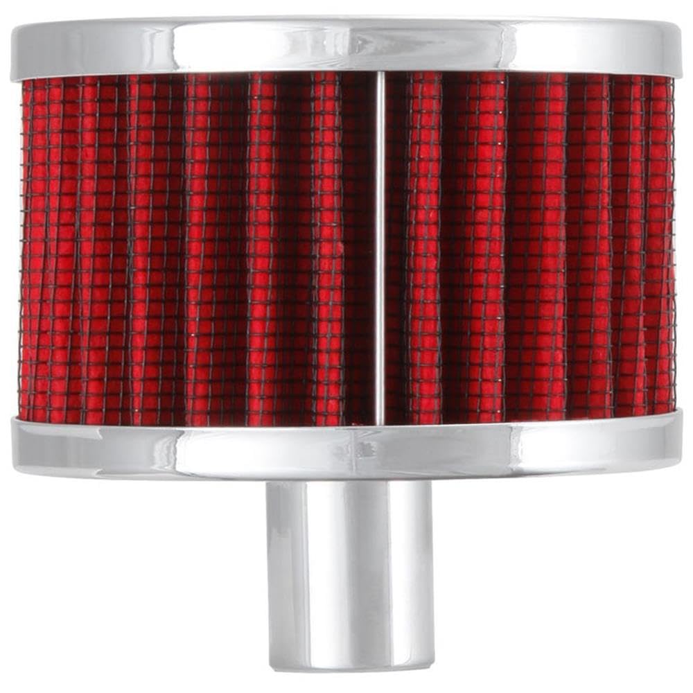 K&N Air Filter/Breather Vent: High Performance, Premium, Washable, Replacement Engine Filter: Flange Diameter: 0.75 in, Filter Height: 2 in, Flange Length: 0.875 in, Shape: Breather, 62-1160