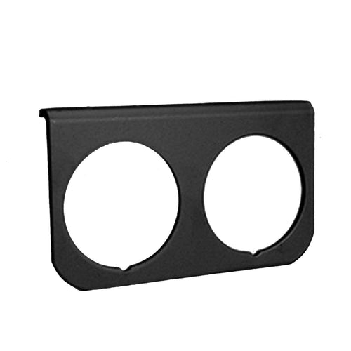Black Aluminum Auto Meter Gauge Panel 2237
