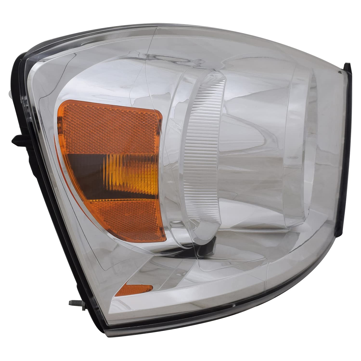 Right TYC Headlight Assembly Compatible with 2007-2008 Dodge Ram Pickup