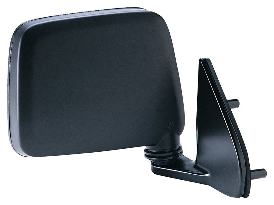 Mirror Passenger Side for Nissan Pathfinder, Pick-Up E/SE/XE, Black, Foldaway, Manual