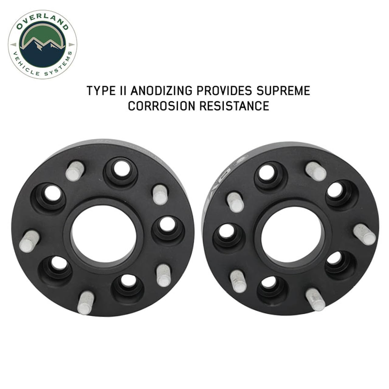 5x4.5 to 5x5 1.25" Wheel Spacer/Adaptor (Pair) - Overland Vehicle Systems (5x5 1.75" Wheel Spacer (Pair))