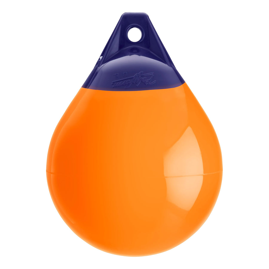 Polyform A-2 Standard Blue Ropehold Buoy - Orange