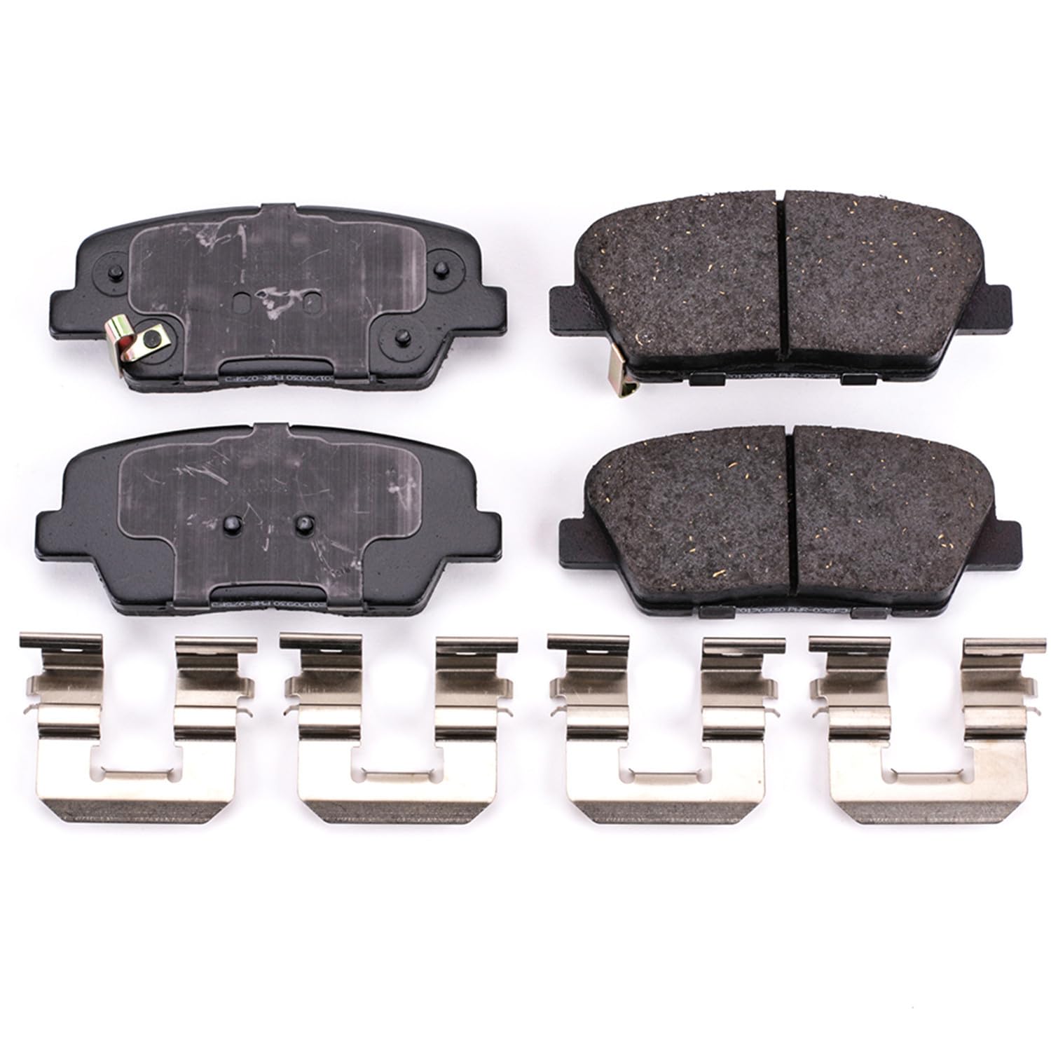 Rear Brake Kit Power Stop For Kia Borrego 2009-11 - Ceramic Brake Pads With Installation Hardware, 17-1387