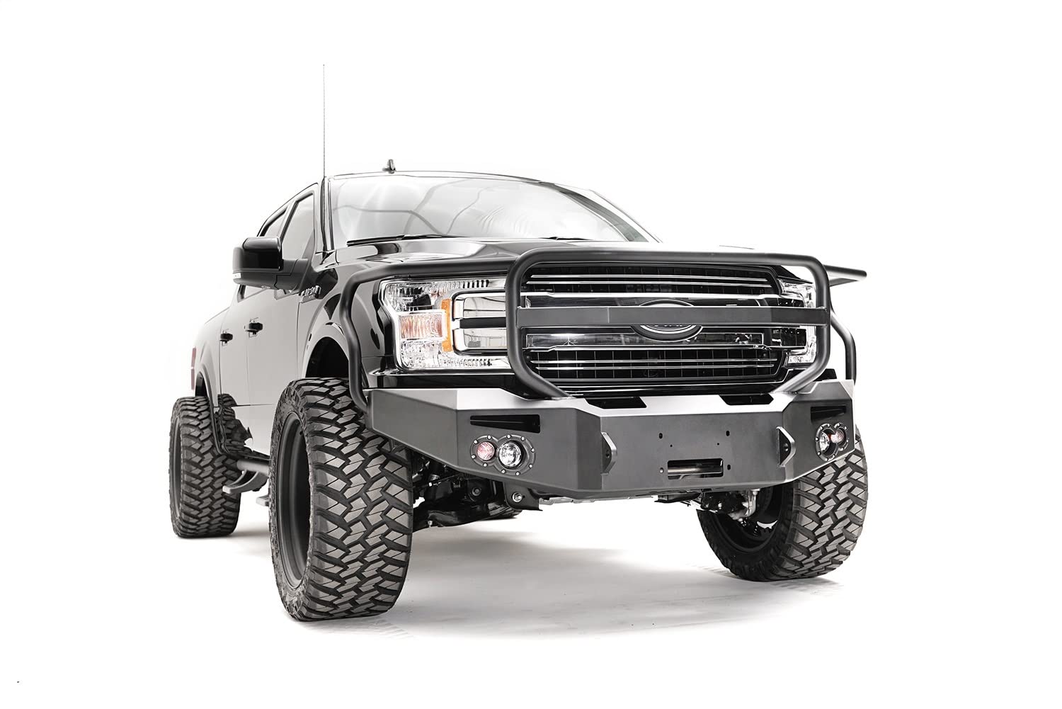 F150 18-C Winch Bumper with Full Grill Guard Bare
