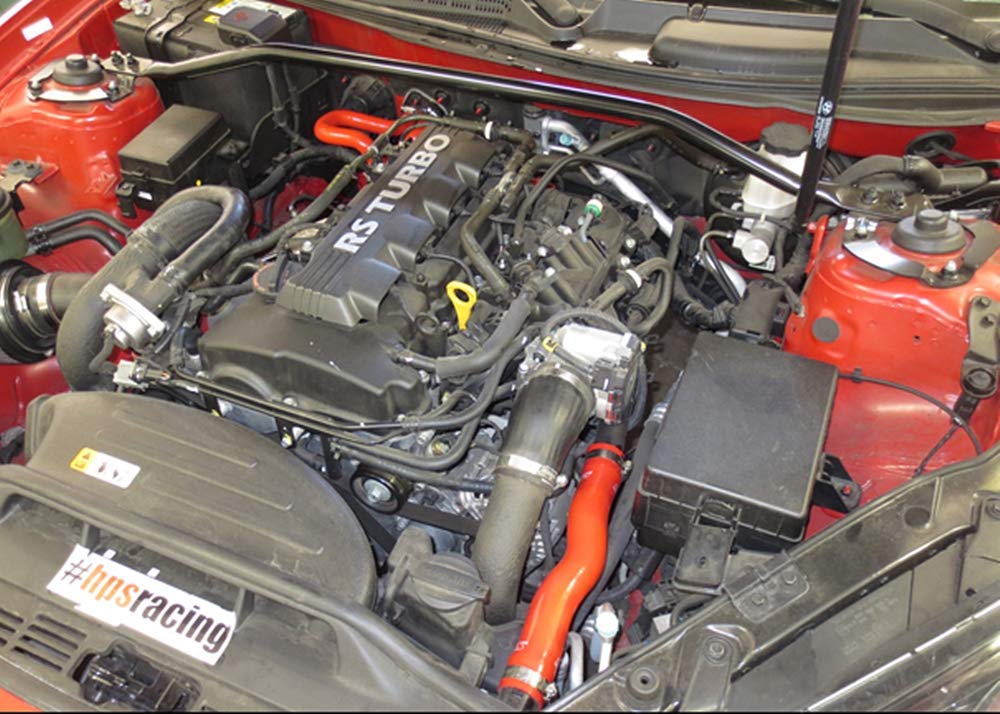 Red HPS 57-1324H-RED Silicone Heater Hose Kit (Coolant)