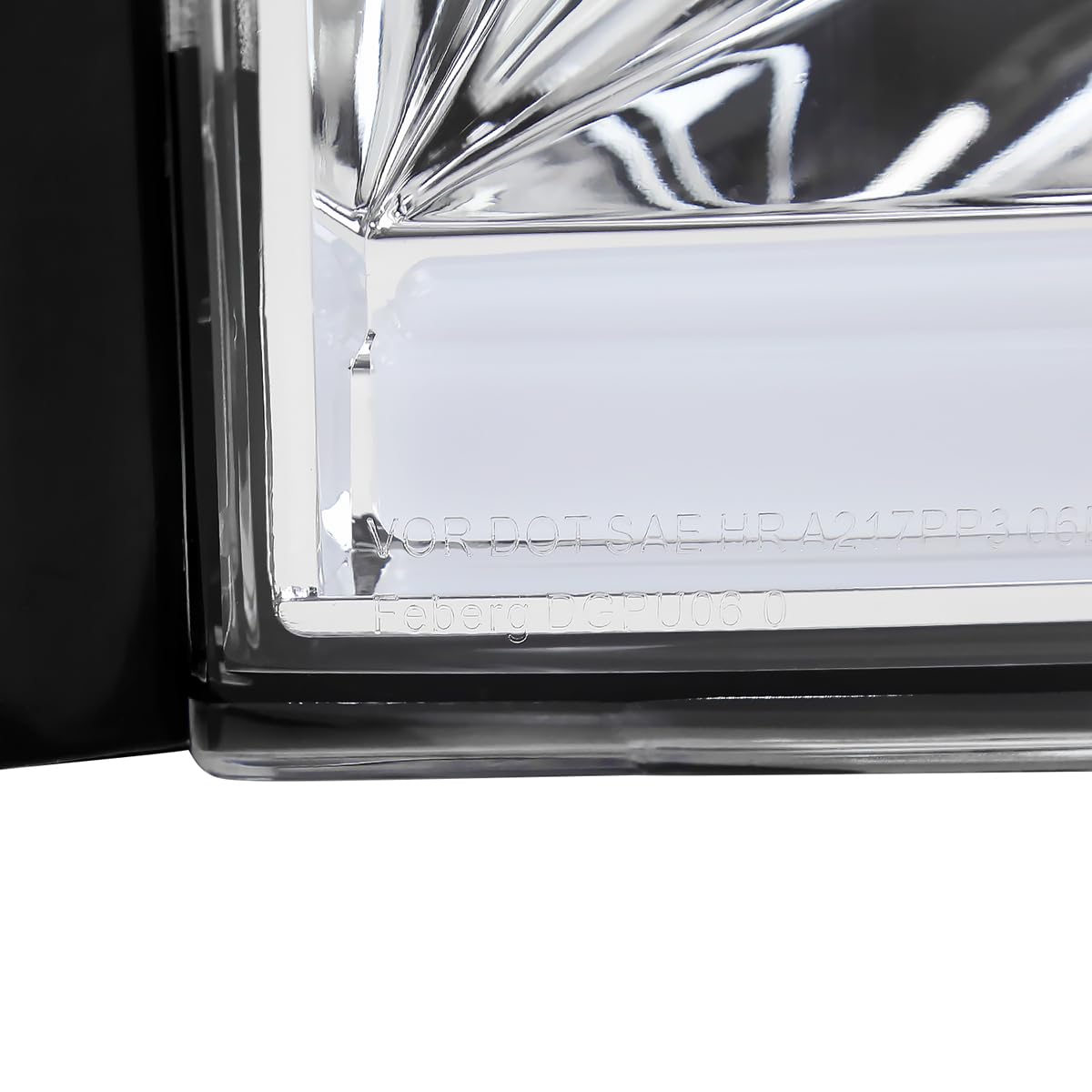 Chrome Headlights SPEC-D TUNING w/LED Bar Compatible with 2006-2008 Dodge Ram 1500/2500 / 3500, 2007-2009 Dodge Ram 2500/3500, Left + Right Pair Headlamps Assembly