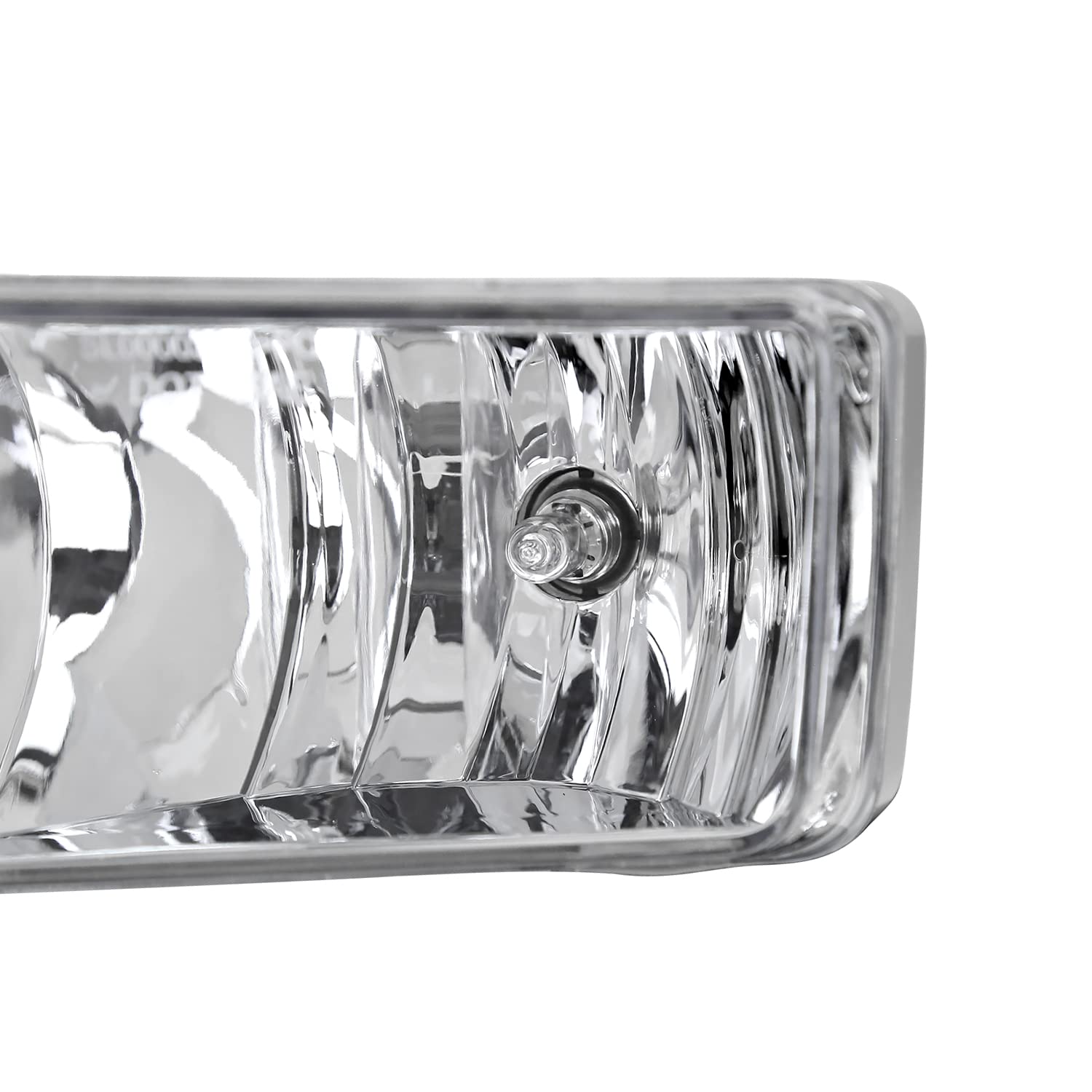 Fog Lights + Bezel + Wiring SPEC-D TUNING Compatible with 2015-2018 GMC Yukon XL, L+R Pair Assembly