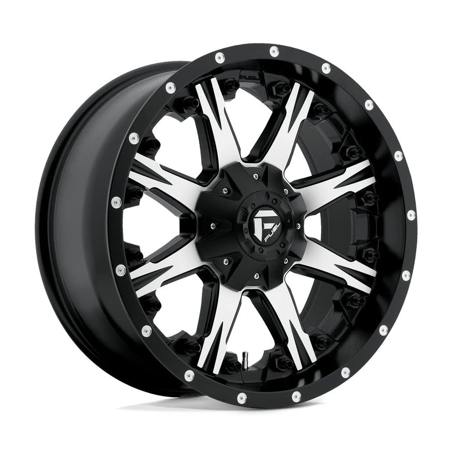 D541 20X9 6X135/5.5 MT-BLK-MACH 20MM - Fuel 1PC