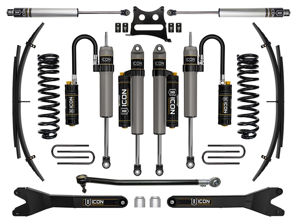 2.5" Lift ICON Stage 6 Suspension Sys w/Leaf Spring 17-19 Ford F250/F350 4WD