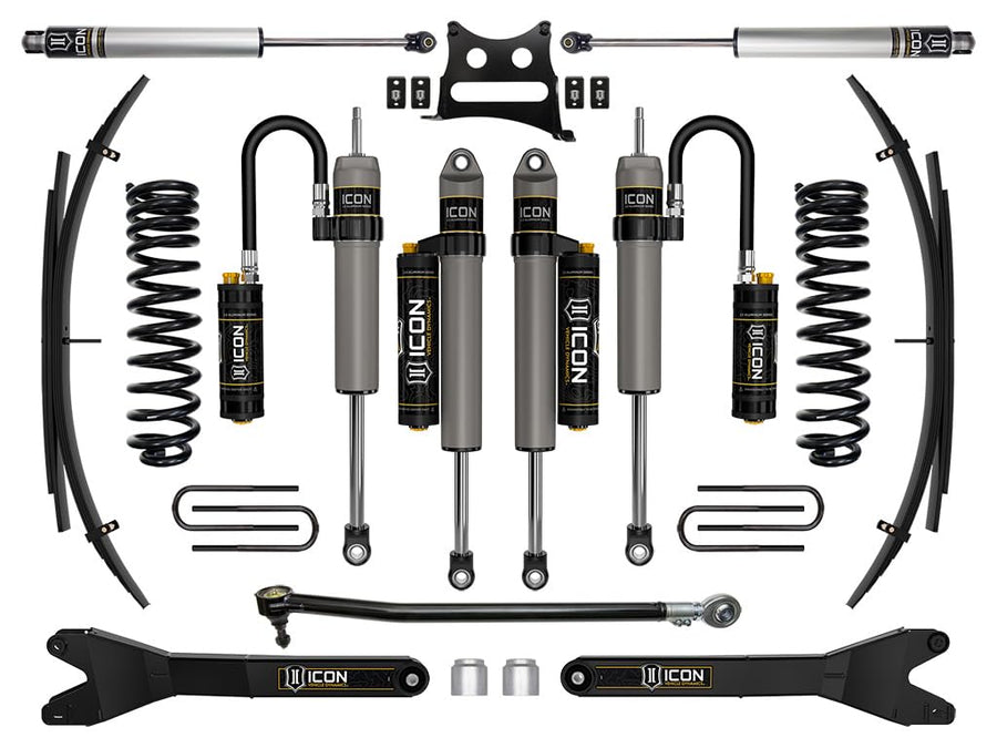 2.5" Lift ICON Stage 6 Suspension Sys w/Leaf Spring 17-19 Ford F250/F350 4WD