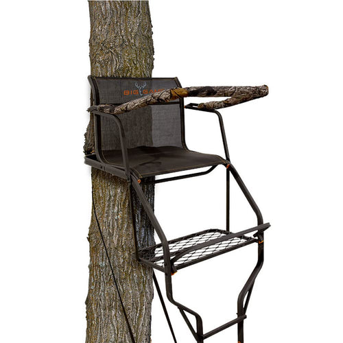 Riflemaster 1.5 Big Game Treestands Ladder Whitetail Deer Elk Mule Above Hunting Outdoors Flex-Tek Seat 18'5" Tall 1-Person Tree Stand