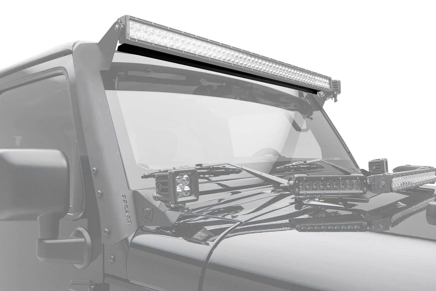 ZROADZ Black LED Light Bar Z330052S Noise Reducer 52" Wind Diffuser