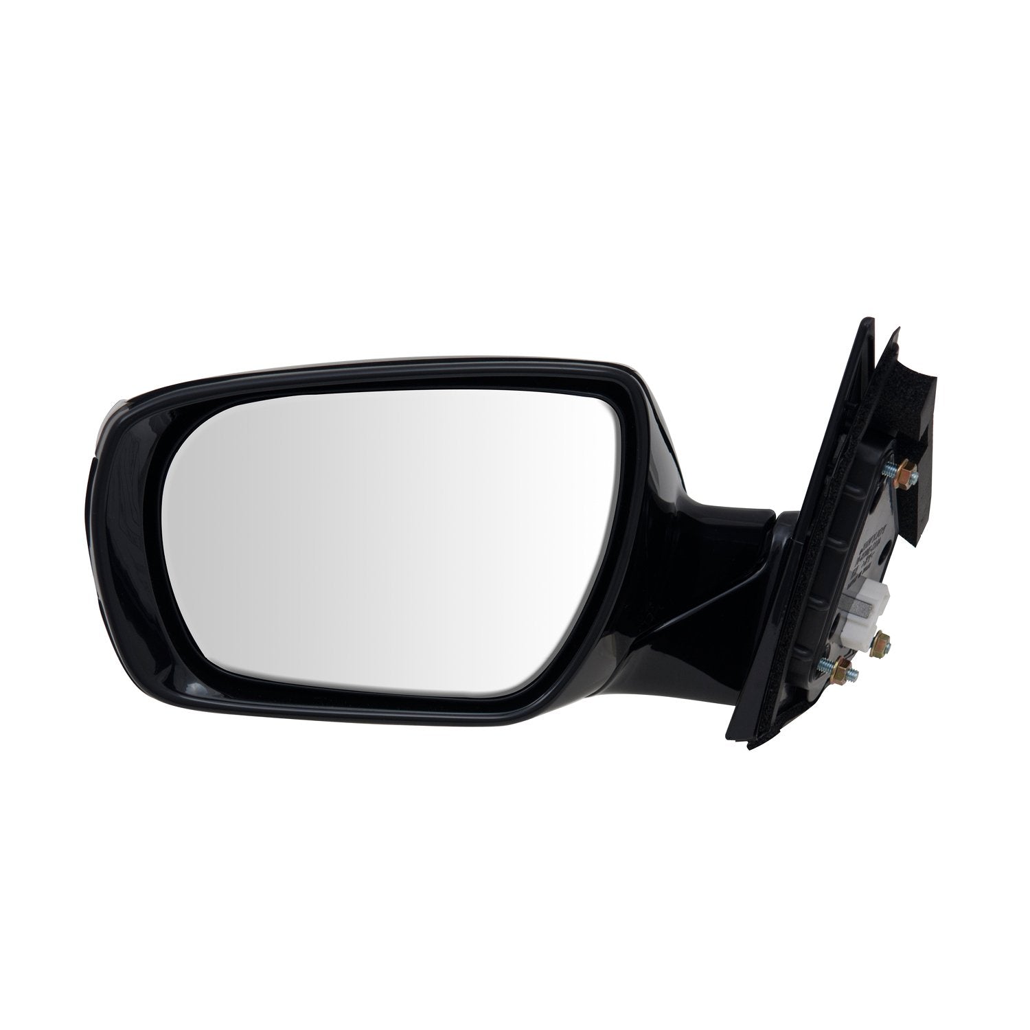 Driver Side Fit Mirror for Hyundai Santa Fe Sport, Black, PTM Cover, w/Turn Signal, Foldaway, w/o Memory, w/o Blind spot Detection, Heated Power
