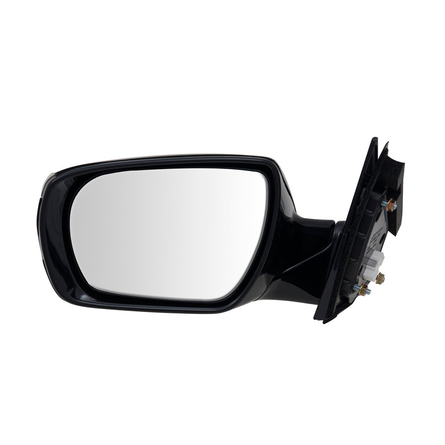 Driver Side Fit Mirror for Hyundai Santa Fe Sport, Black, PTM Cover, w/Turn Signal, Foldaway, w/o Memory, w/o Blind spot Detection, Heated Power