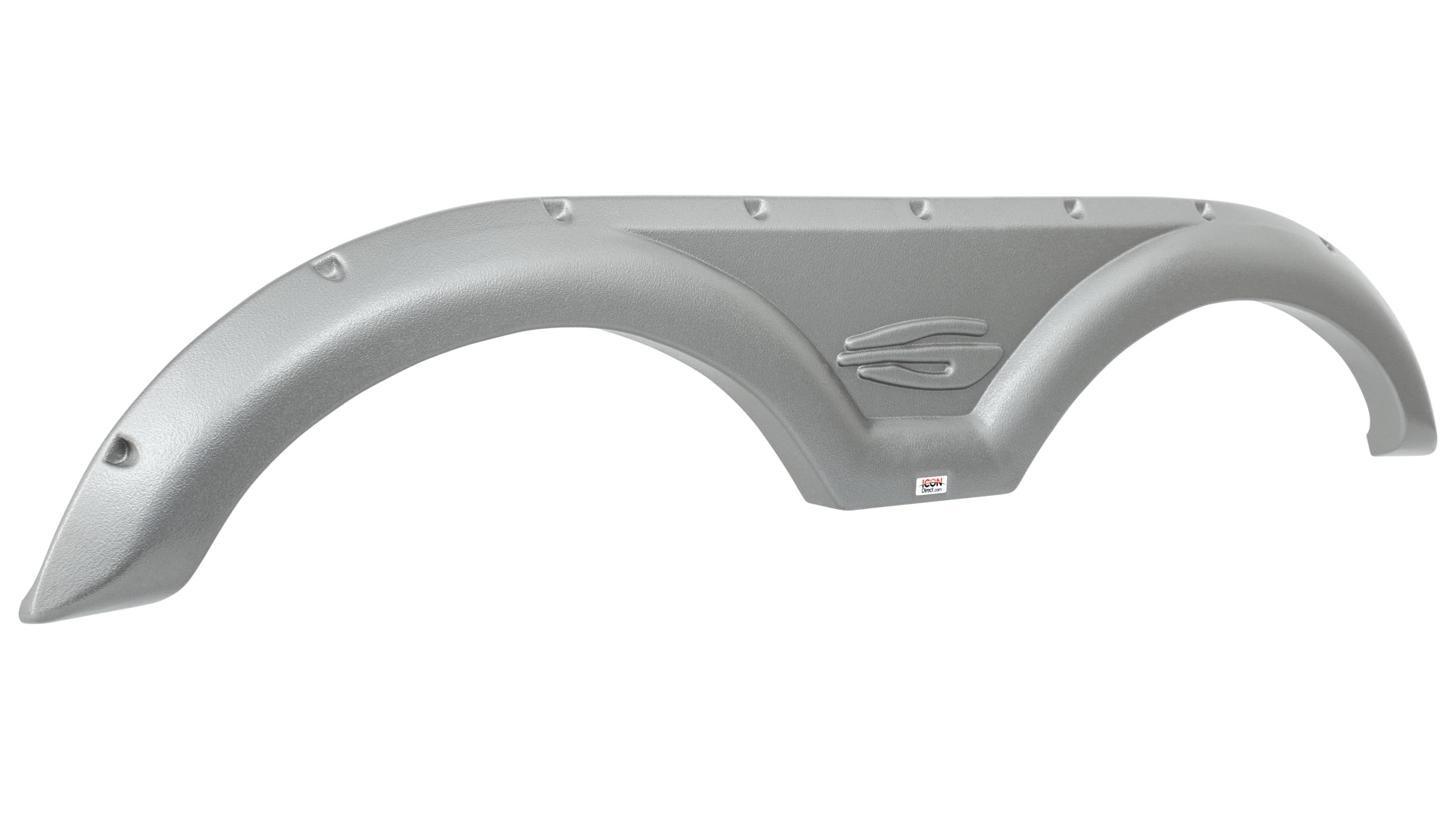 Tandem Axle Fender Skirt FS2333 ICON 14136 for Gulf Stream - Metallic Silver