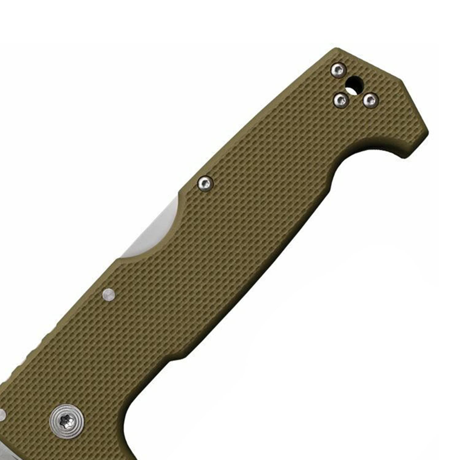 Cold Steel 4" SR1 Clip Point Blade G-10 Handle Folding Knife with Tri-Ad Locking Mechanism and Pocket/Belt Clip S35VN Steel