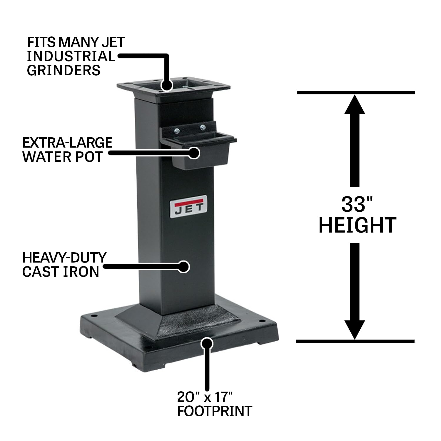 JET Bench Grinder Stand Industrial (DBG-STAND)