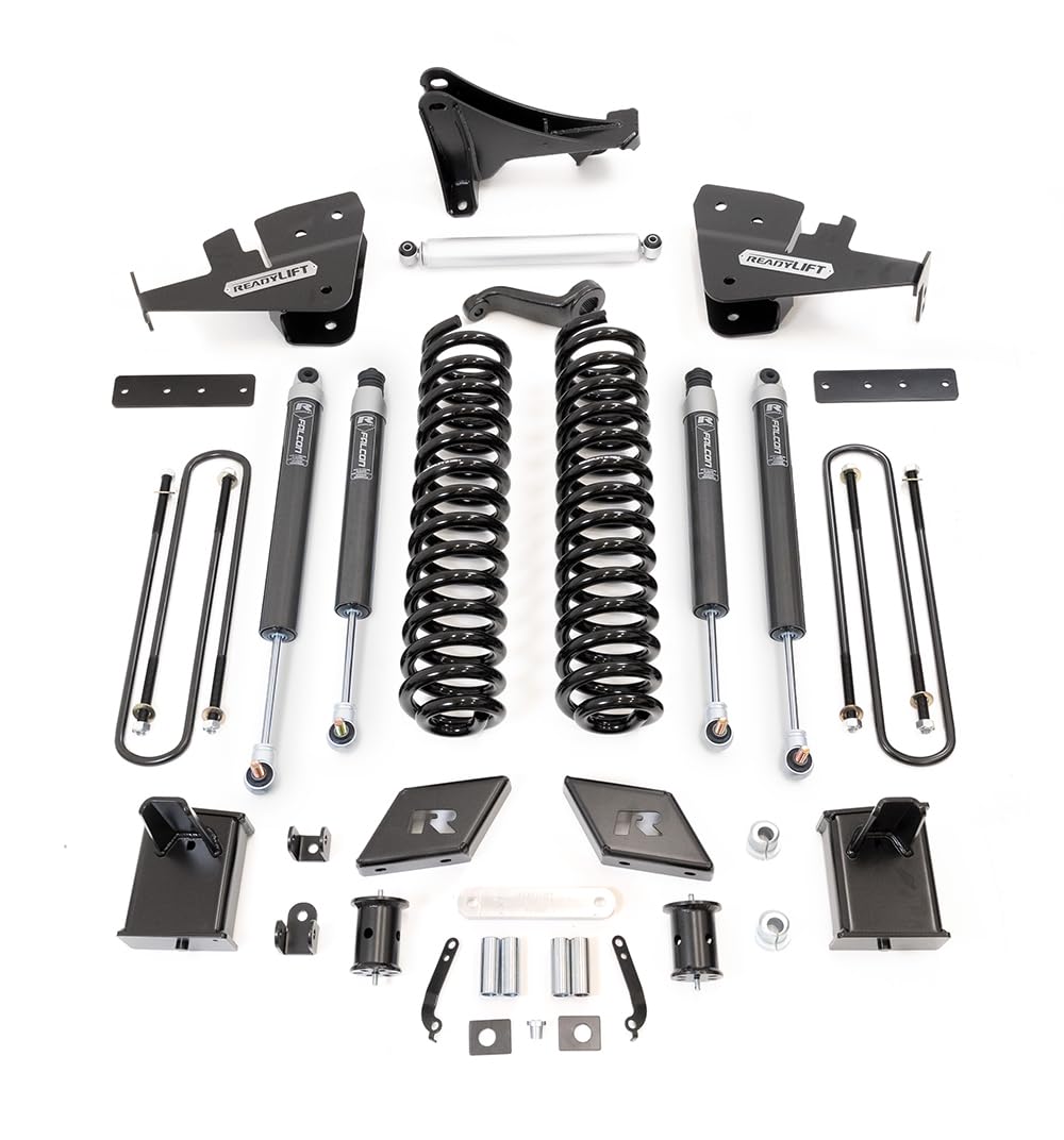 7'' ReadyLIFT Coil Spring Lift Kit with Falcon 1.1 Monotube Front/Rear Shocks and Front Track Bar Bracket For Ford F250 Diesel 4WD