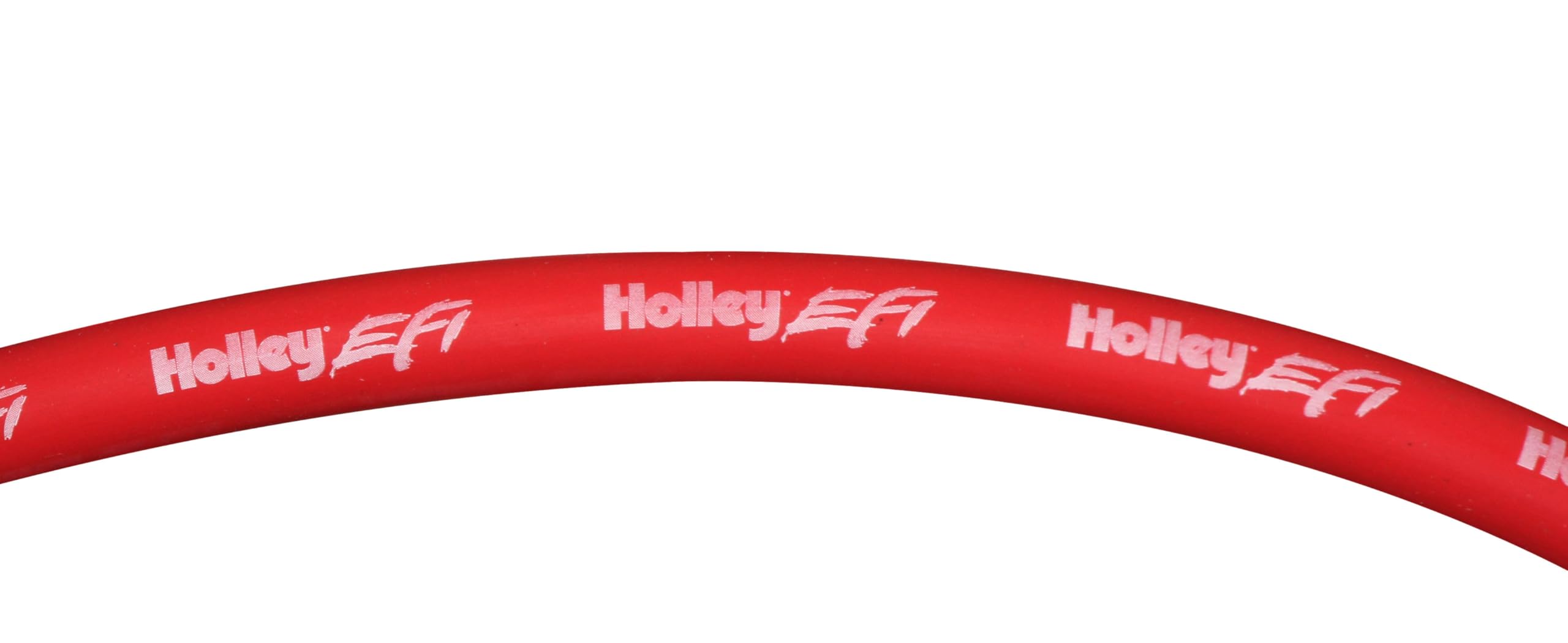 LS Spark Plug Wire Set Holley EFI 561-115 - Cut to Fit - Red with Gray 180 degree boots