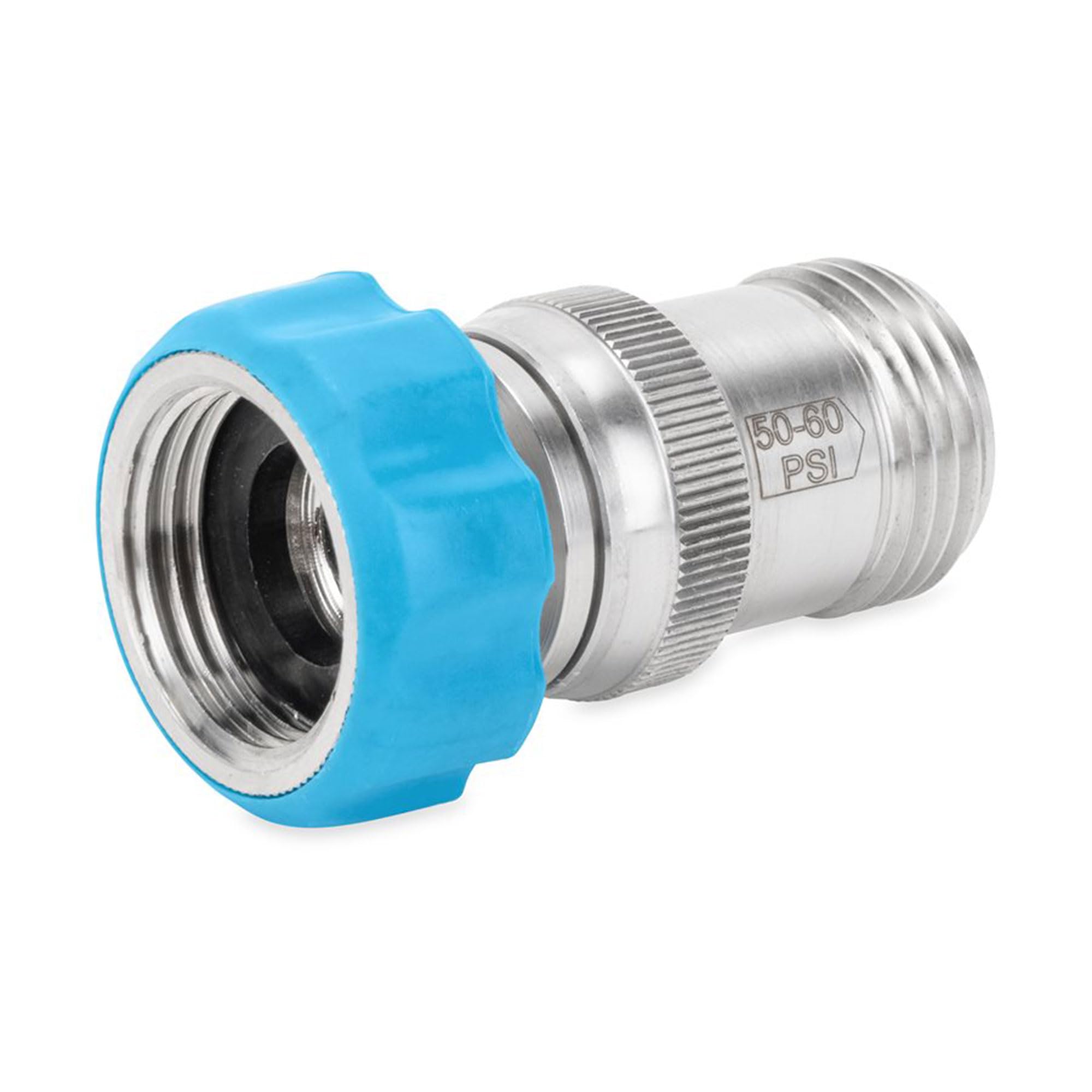 Camco Stainless-Steel Flow Regulator, Protects RV Plumbing High Pressure Water, Compatible with 3/4" Garden Hose Threads, 40054
