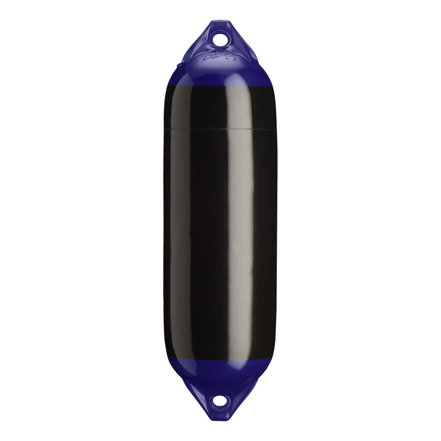 Polyform F-Series F-02 Boat Fender Standard Blue Ropehold - Black