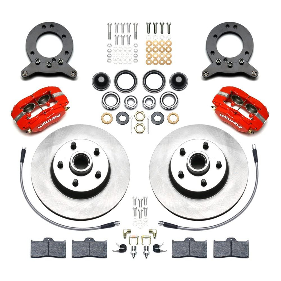 1 PC Rotor&Hub,FDL-M Front Kit,11.30" Drill-Red