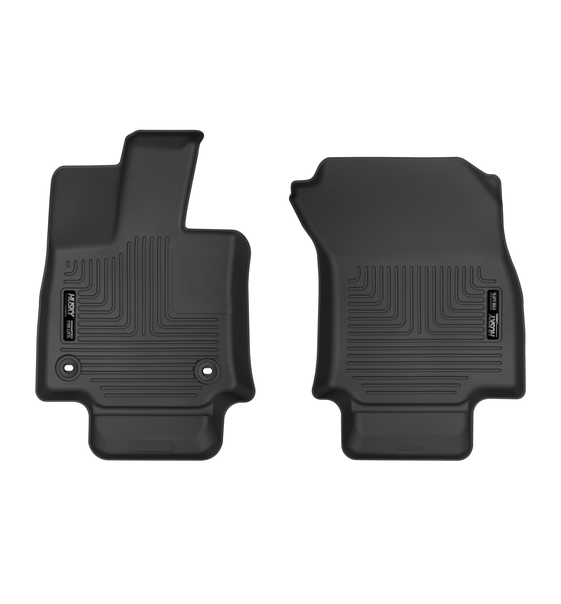 Husky Liners Floor Mats X-act Contour | Fits 2019-2025 Toyota RAV4; 2021-2025 Toyota Venza | Front Row, 2-pc Black - 52811