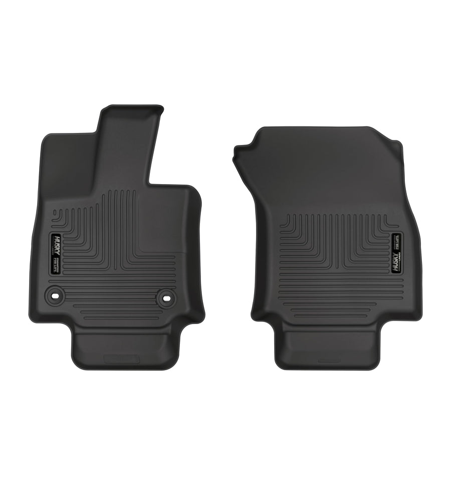 Husky Liners Floor Mats X-act Contour | Fits 2019-2025 Toyota RAV4; 2021-2025 Toyota Venza | Front Row, 2-pc Black - 52811