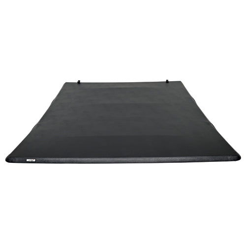 Westin Tri-Fold Tonneau Cover, Hook and Loop Attachment, Vinyl Top, Black, 6 ft 7 in Bed, Ford Fullsize Truck 2015-25, Kit
