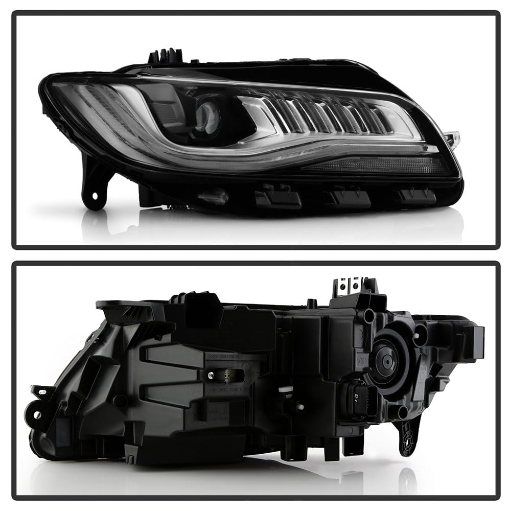 Linclon MKZ 18-22 Spyder (POE) HID w/AFS LED DRL Headlight - Low Beam-D3S(Not Included) ; High Beam-D3S(Not Included) ; Signal-LED - OE Right