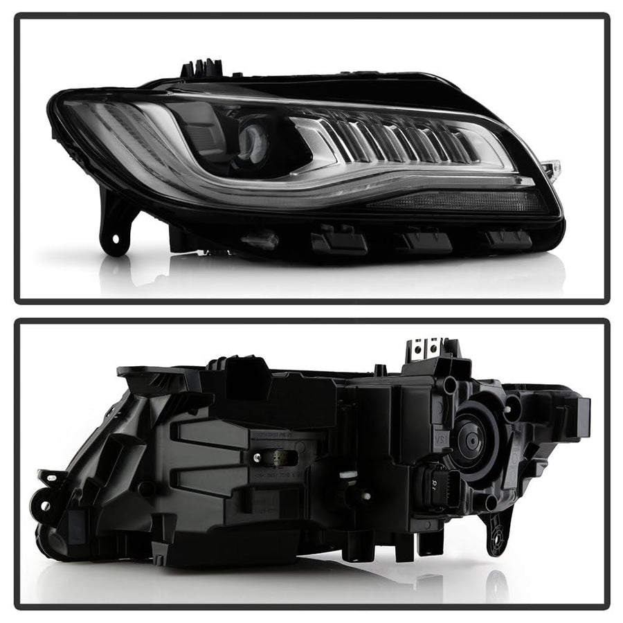 Linclon MKZ 18-22 Spyder (POE) HID w/AFS LED DRL Headlight - Low Beam-D3S(Not Included) ; High Beam-D3S(Not Included) ; Signal-LED - OE Right