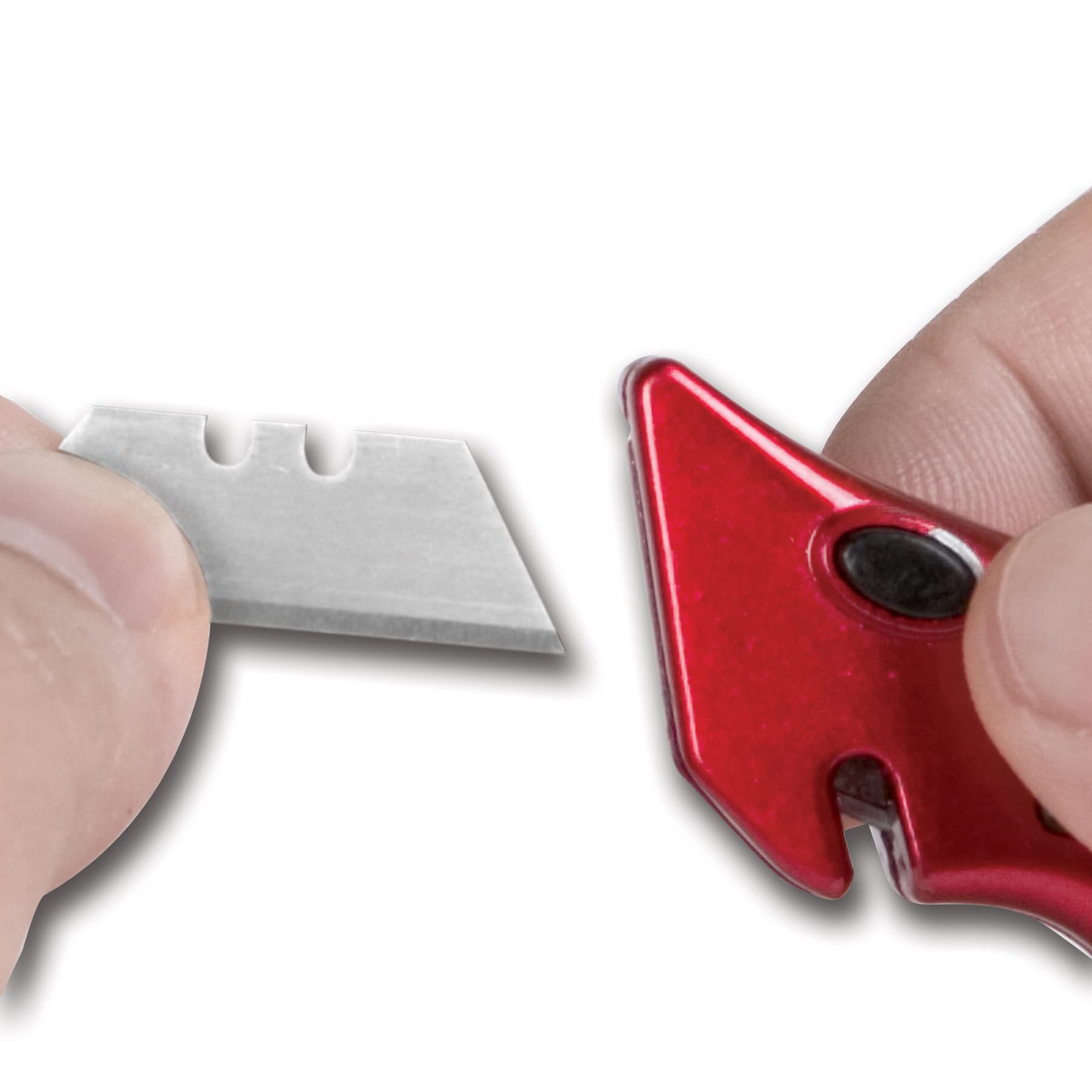 Multi-Blade Performance Tool W2610 Folding Utility Knife with Integrated String Cutter and Key Chain - 5 Extra Blades Included