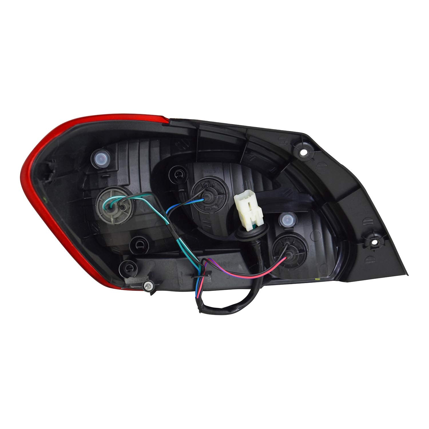 Right TYC Tail Light Assembly Compatible with 2014-2015 Mitsubishi Mirage