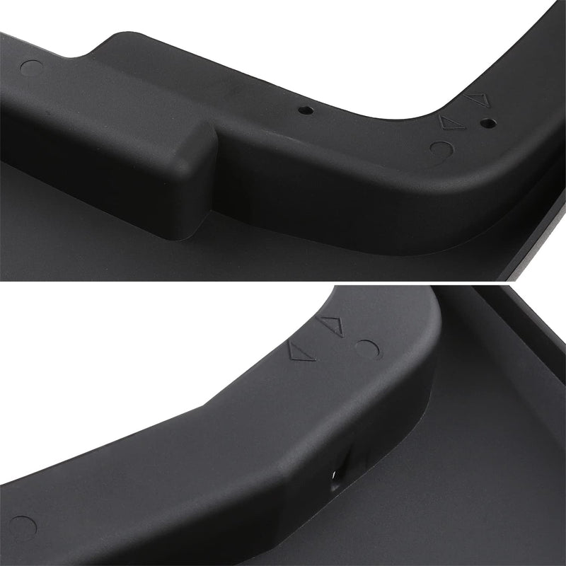 4 Piece Spec-D Tuning Splash Guard Mud Flaps w/Wheel Lip Front + Rear Compatible with 2015-2018 Ford F150