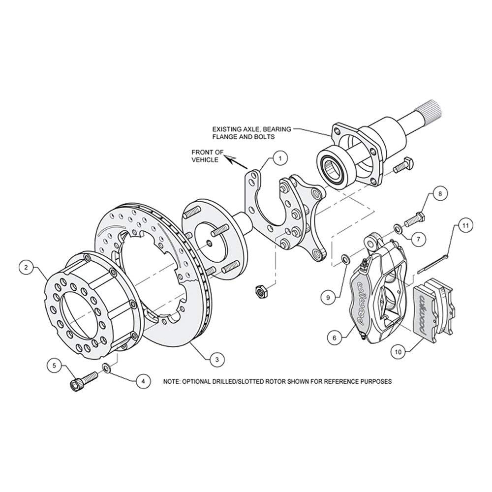 Rear FDLI P/S Kit, Red