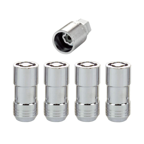 Chrome Cone Seat McGard 24210 Wheel Locks (M14 x 1.5 Thread Size) - Set of 4