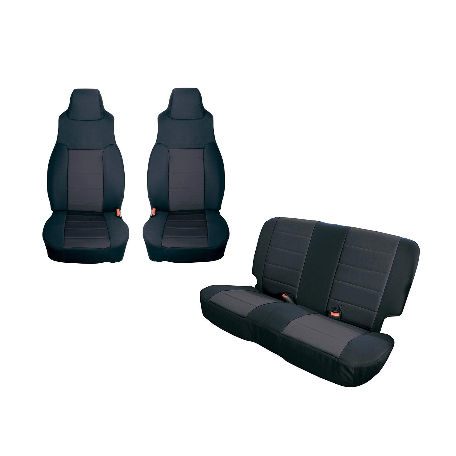 Seat Cover Kit, Black | Rugged Ridge | 13293.01 | Fits 2003-2006 Jeep Wrangler TJ